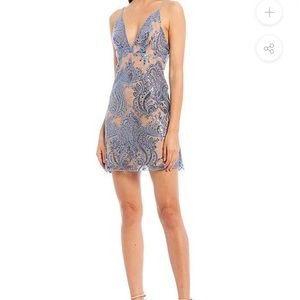 New Free People Night Shimmer Mini Dress!